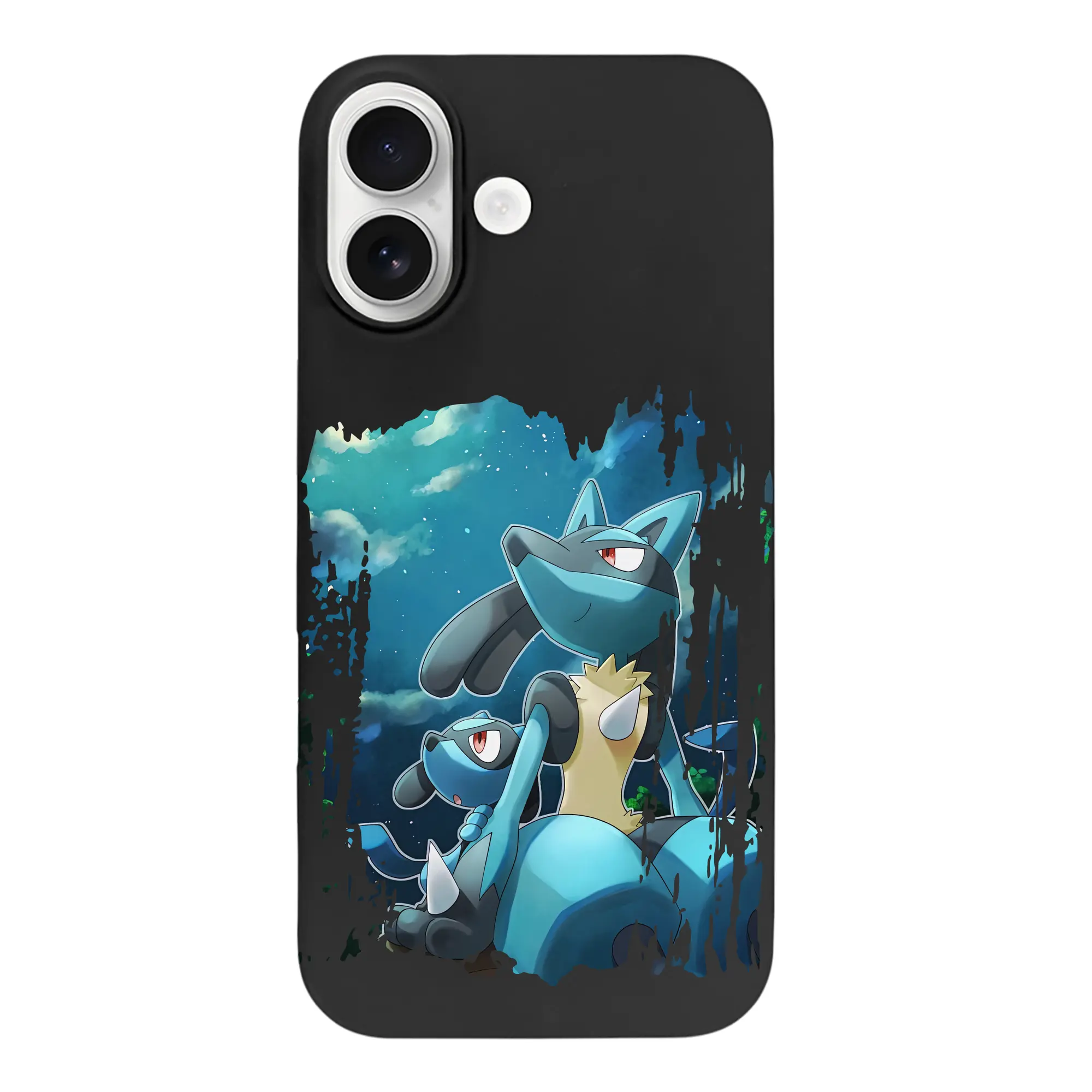 ポケモン グッズ,ルカリオ - iPhone 17 シリーズ シリコンケース 薄型 耐衝撃 指紋防止 ソフトタッチカバー 精密フィット 傷防止 保護ケース iPhone 17/17 Air/17 Pro/17 Pro Max 対応